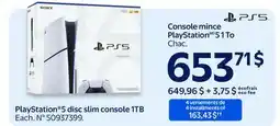 Walmart PlayStation 5 disc slim console offer
