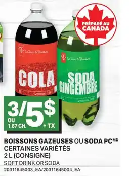 L'Intermarché BOISSONS GAZEUSES OU SODA | SOFT DRINK OR SODA offer