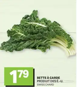 L'Intermarché BETTE À CARDE | SWISS CHARD offer