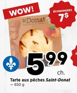 Val-Mont Tarte aux pêches Saint-Donat offer