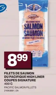 L'Intermarché FILETS DE SAUMON DU PACIFIQUE COUPES SIGNATURE | PACIFIC SALMON FILLETS offer
