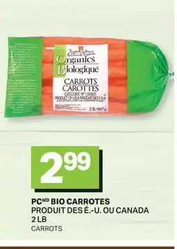 L'Intermarché BIO CARROTES | CARROTS, 2 LB offer