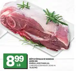 L'Intermarché RÔTI D'ÉPAULE D'AGNEAU AVEC OS | LAMB SHOULDER ROAST offer