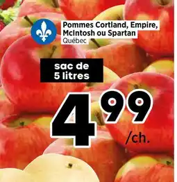 Val-Mont Pommes Cortland, Empire, McIntosh ou Spartan offer