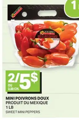 L'Intermarché MINI POIVRONS DOUX | SWEET MINI PEPPERS, 1 LB offer
