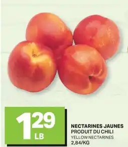 L'Intermarché NECTARINES JAUNES | YELLOW NECTARINES offer