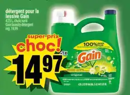 Super C Détergent pour la lessive Gain offer