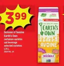 Maxi Earth's Own boisson à l'avoine offer