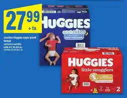 Maxi Huggies couches super grand format offer