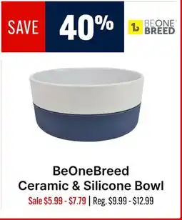 Ren’s Pets Depot BeOneBreed Ceramic & Silicone Bowl offer