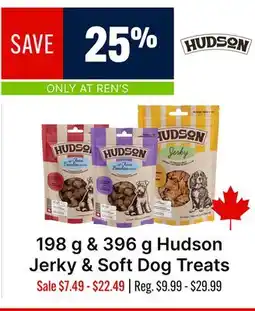 Ren’s Pets Depot Hudson Jerky & Soft Dog Treats offer