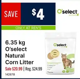 Ren’s Pets Depot O'select Natural Corn Litter offer