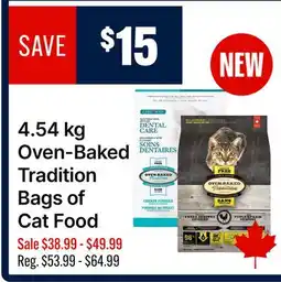 Ren’s Pets Depot Oven-Baked Tradition Bags of Cat Food offer