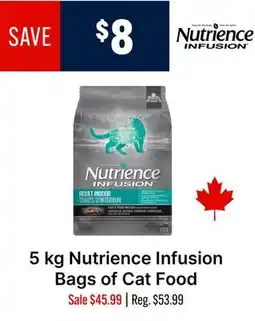 Ren’s Pets Depot Nutrience Infusion Bags of Cat Food offer