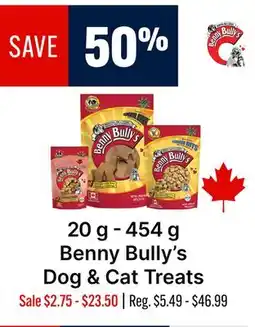 Ren’s Pets Depot Benny Bully's Dog & Cat Treats offer