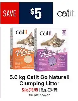 Ren’s Pets Depot Catit Go Natural! Clumping Litter offer