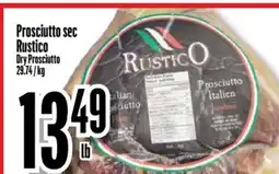 Bonanza Prosciutto sec Rustico offer