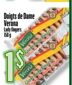 Bonanza Doigts de Dame Verona offer