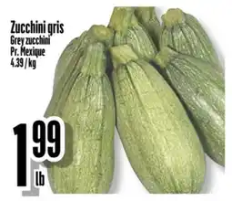 Bonanza Grey zucchini offer