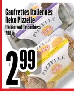 Bonanza Gaufrettes italiennes Reko Pizzelle offer