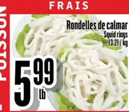 Bonanza Rondelles de calmar offer