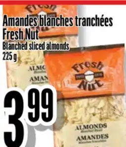 Bonanza Fresh Nut Blanched sliced almonds offer