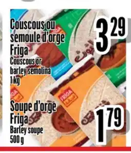 Bonanza Friga Couscous ou semoule d'orge, Barley soupe offer