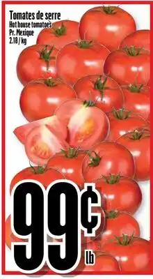 Bonanza Tomates de serre offer