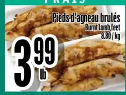 Bonanza Pieds d'agneau brulés offer