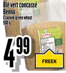 Bonanza Blé vert concassé Benna offer