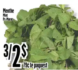 Bonanza Menthe offer