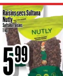 Bonanza Sultana raisins offer