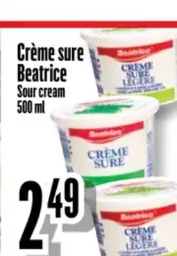 Bonanza Crème sure Beatrice offer