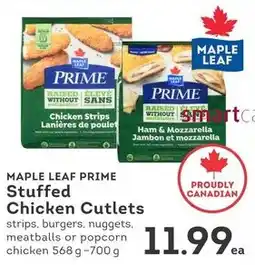 IGA Maple leaf prime stuffed chicken cutlets offer
