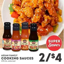IGA Asian family cooking sauces offer