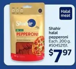 Walmart Shahir halal pepperoni offer