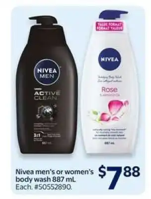 Nivea Men's or Women's Body Wash
