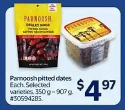 Walmart Parnoosh Pitted Dates offer