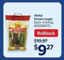 Walmart Verka Brown Sugar offer