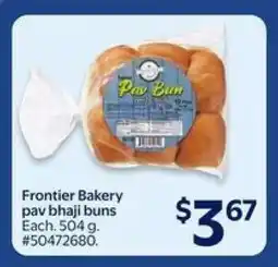 Walmart Frontier Bakery pav bhaji buns offer