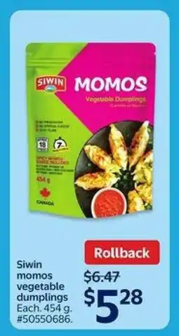 Walmart Siwin Momos Vegetable Dumplings offer