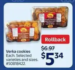 Walmart Verka Cookies offer