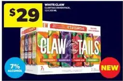 Real Canadian Liquorstore White Claw Clawtails Mixer Pack offer