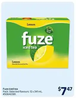 Walmart Fuze iced tea offer