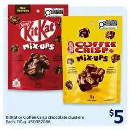 Walmart KitKat or Coffee Crisp chocolate clusters offer