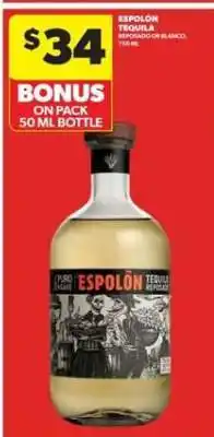 Real Canadian Liquorstore Espolón Tequila offer