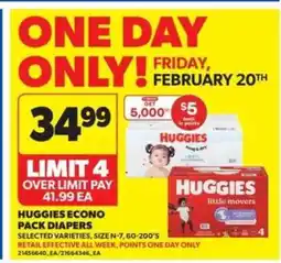 Real Canadian Superstore Huggies Econo Pack Diapers offer
