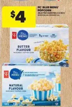 Real Canadian Superstore PC Blue Menu Popcorn offer
