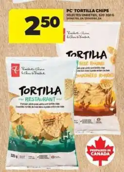 Real Canadian Superstore PC TORTILLA CHIPS offer