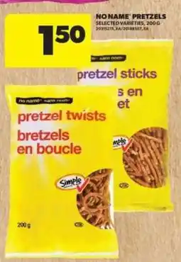Real Canadian Superstore NO NAME Pretzels offer